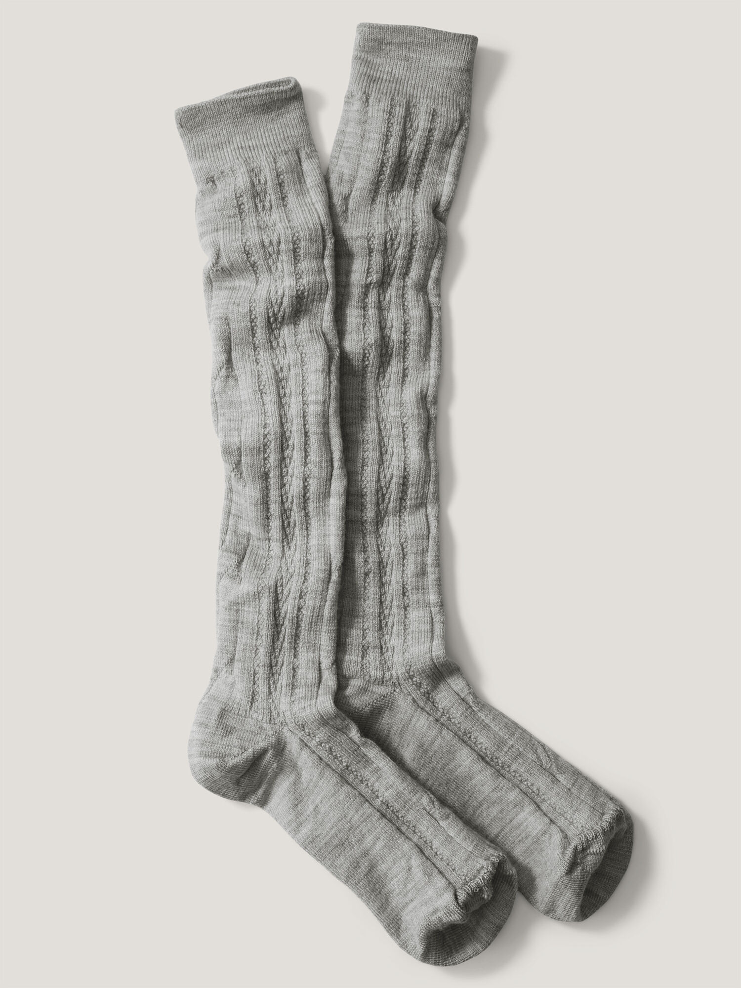 Cable Knee High Socks, , original