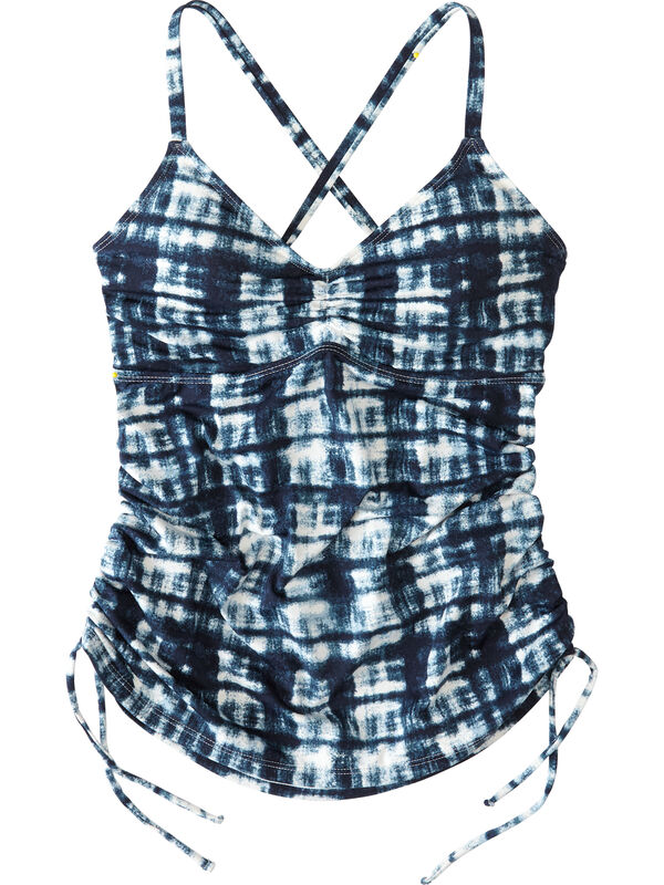 Capitola Underwire Tankini Top - Navy Tie Dye, , original