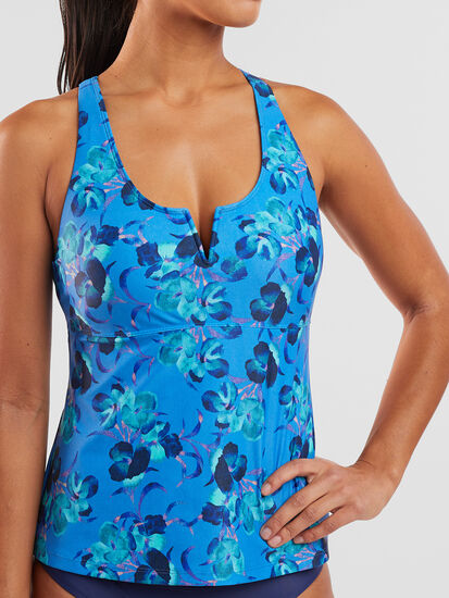 Aria Underwire Tankini Top - Chili Blossom, , original
