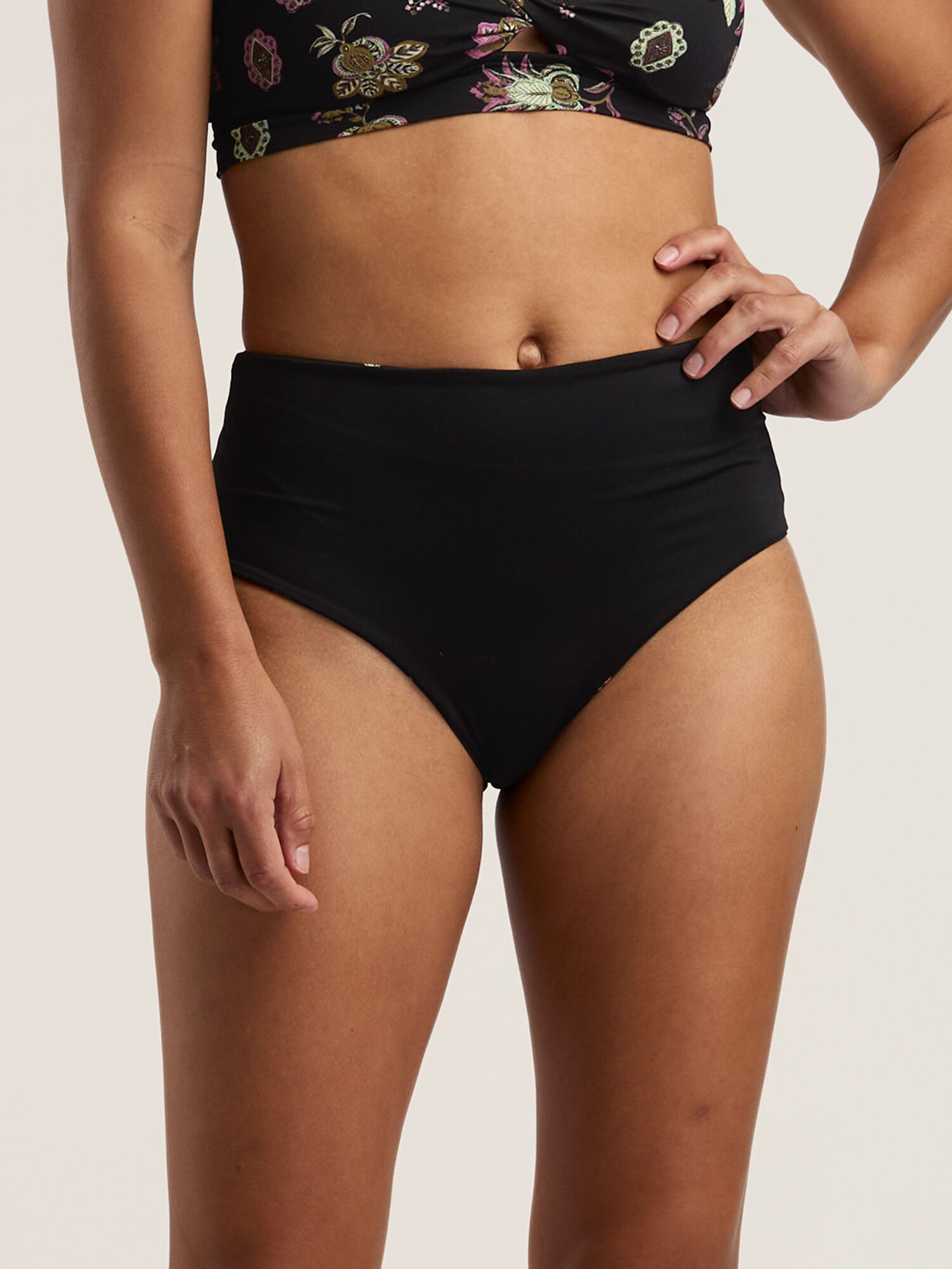 Erin Reversible High Rise Bikini Bottom - Solstice, , original