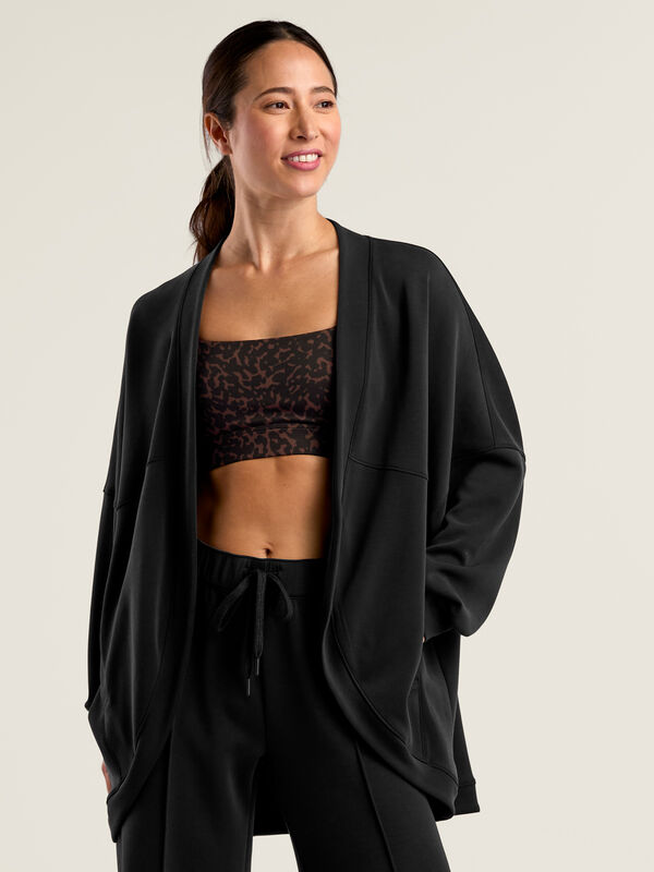 prAna Overland Open Front Cardigan Post Workout