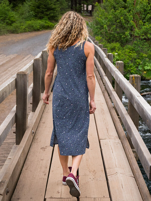 Round Trip Midi Dress - River Stone, , model