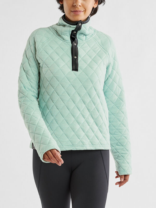 Power Up Quilted Pullover, , model