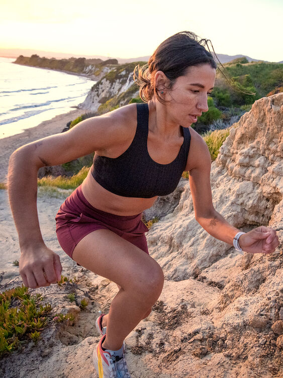 Racerback Sports Bra: Plume CD