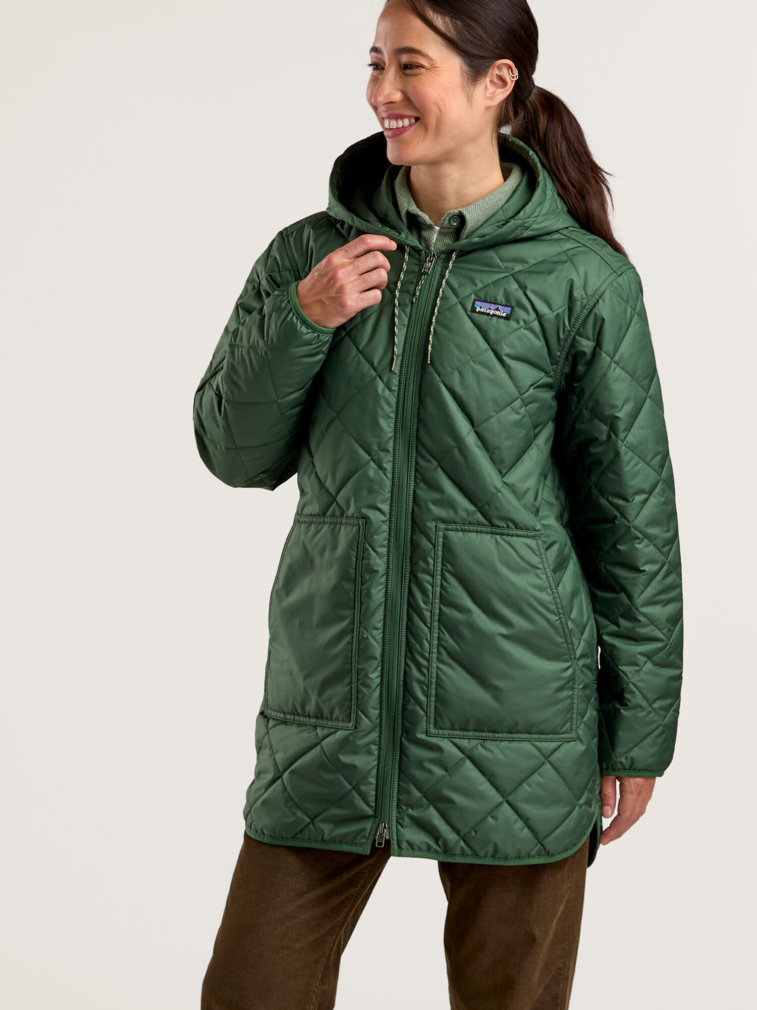Diamond Quilted Parka, , original