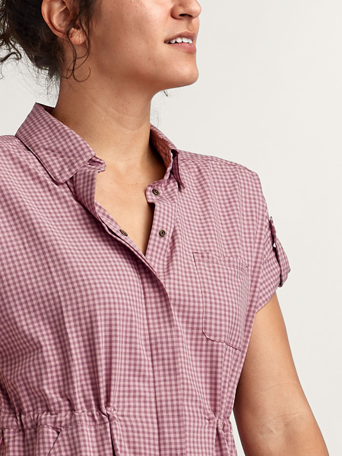 Lightweight Hiking Shirt Dress: Off The Grid | Title Nine