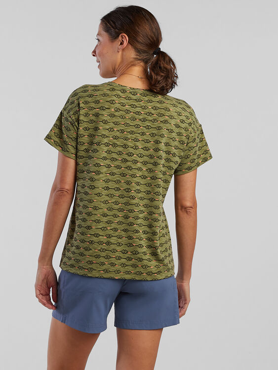 Women's Tee Shirt: Ravine - Triangular Notes | Title Nine