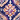 Siren Tankini Top - Porto, Cobalt Print, swatch