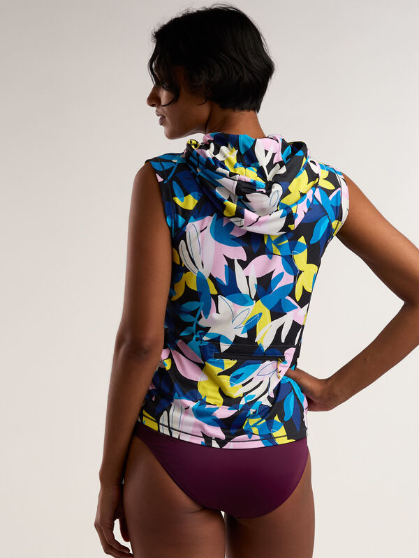 Sunbuster 1/4 Zip Cap Sleeve Hoodie, , original