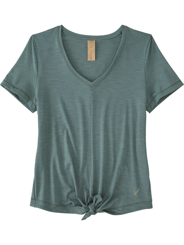 Solar Flair Front Tie Tee, , original