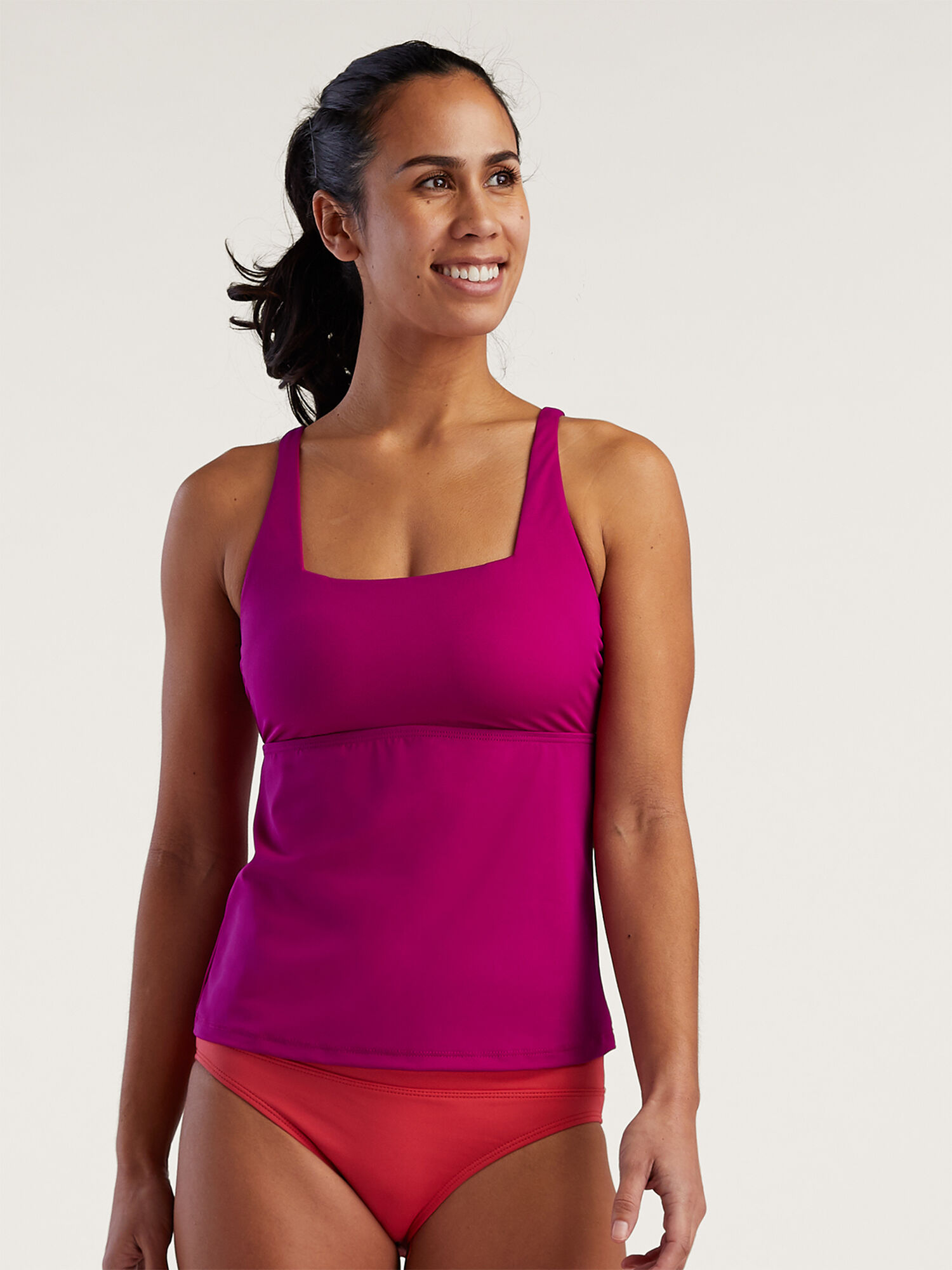 Hana Tankini Top - Solid, , original