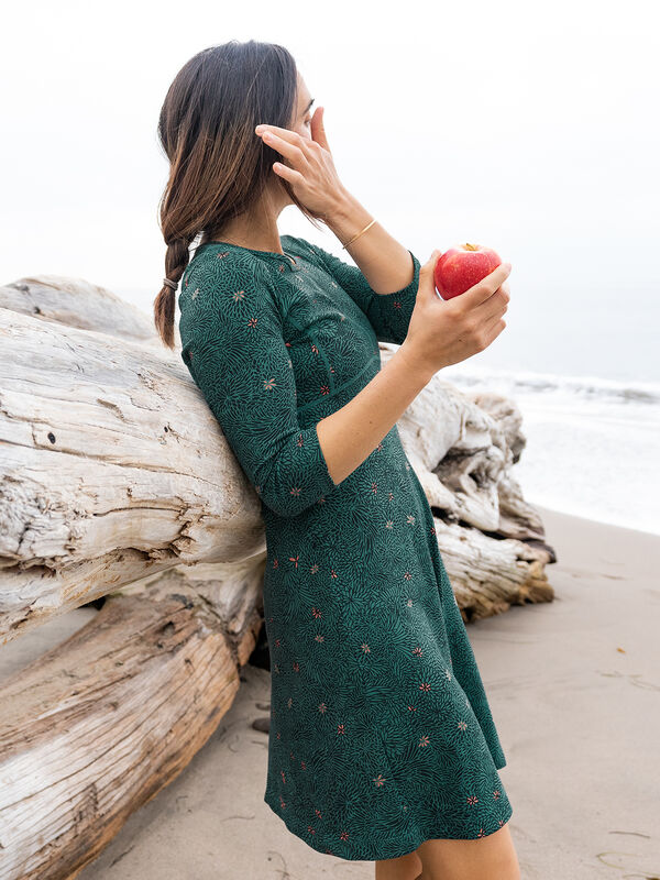 Dream 3/4 Sleeve Dress - Manuka, , model