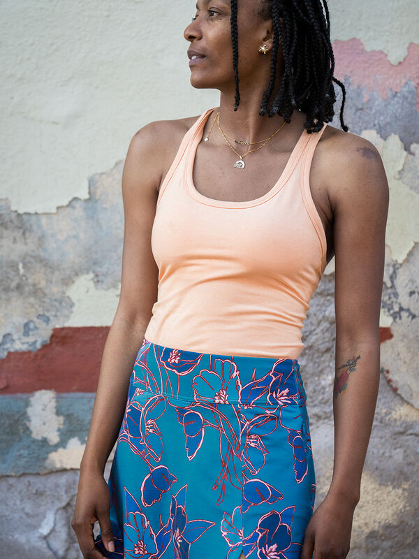 Mantra Racerback Tank Top, , model