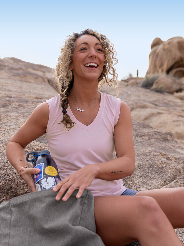 Solar Flair V Neck Tank Top, , original