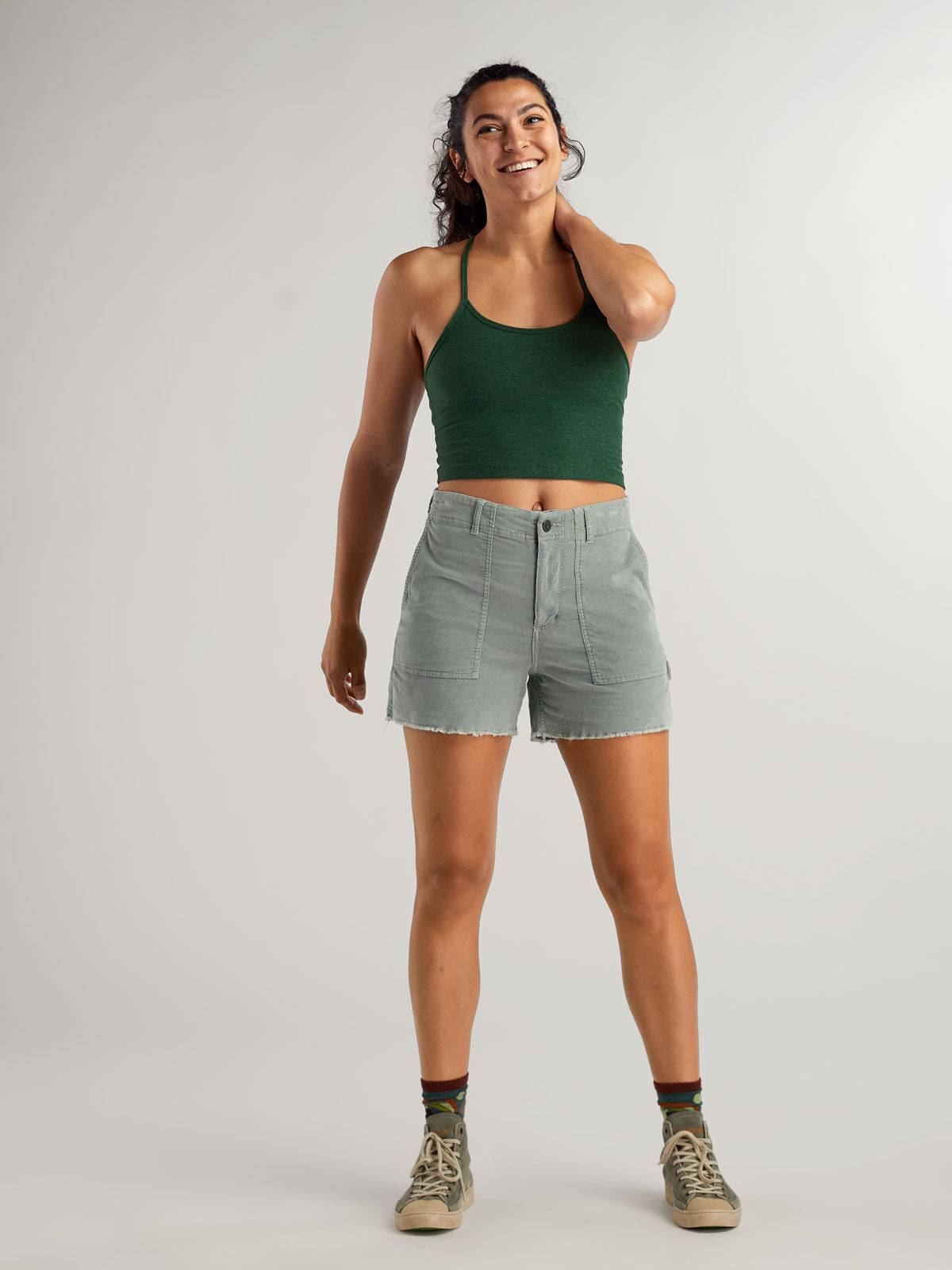 Women's Corduroy Shorts: Corey Butter 4