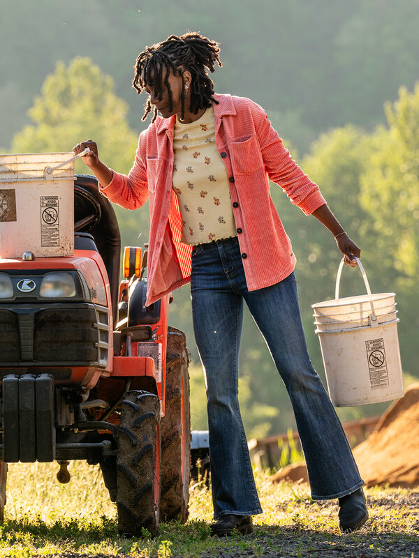 Performance High Rise Flare Jeans
