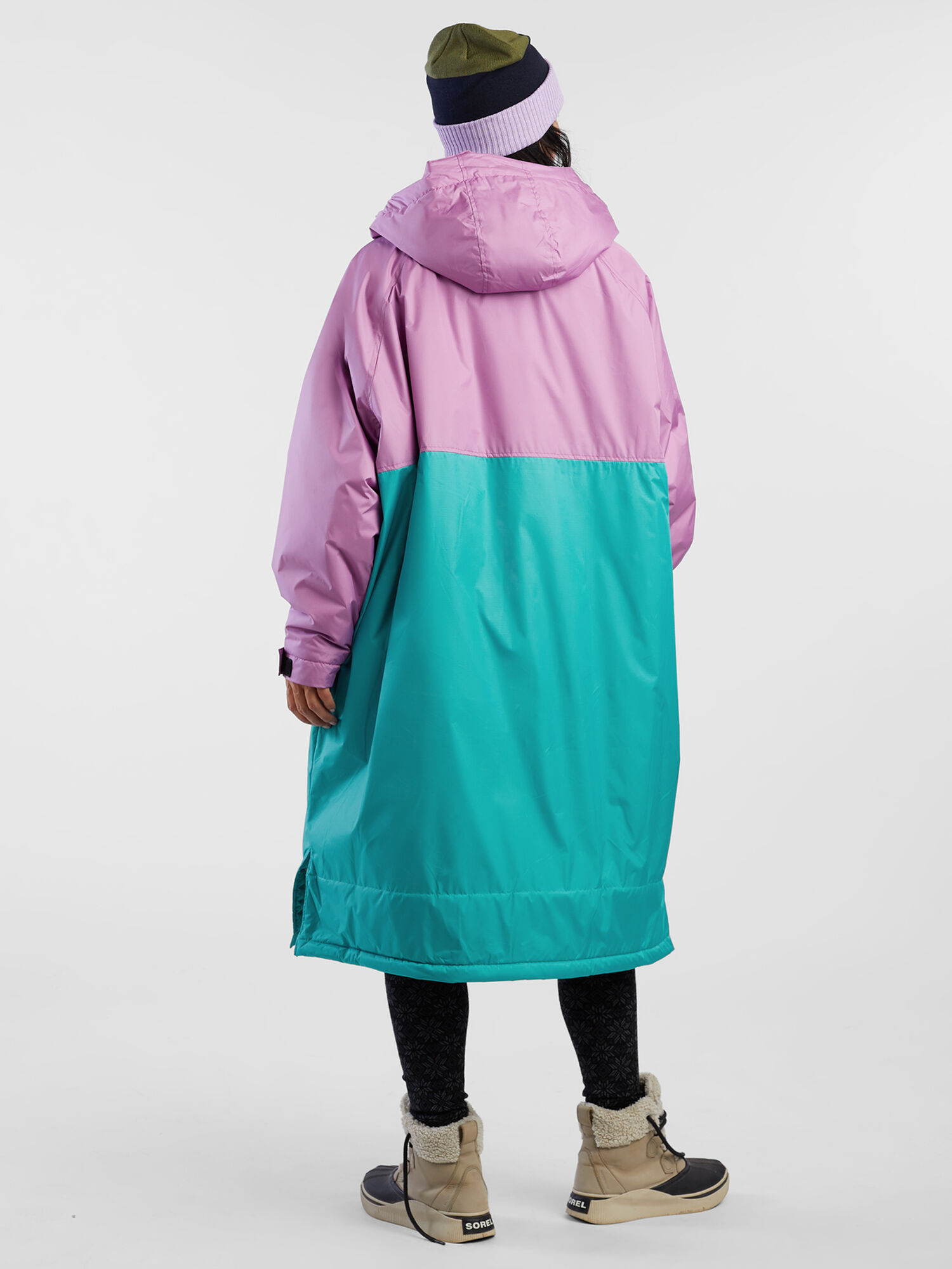 Roaming Recycled Sherpa Lined Robe, , original