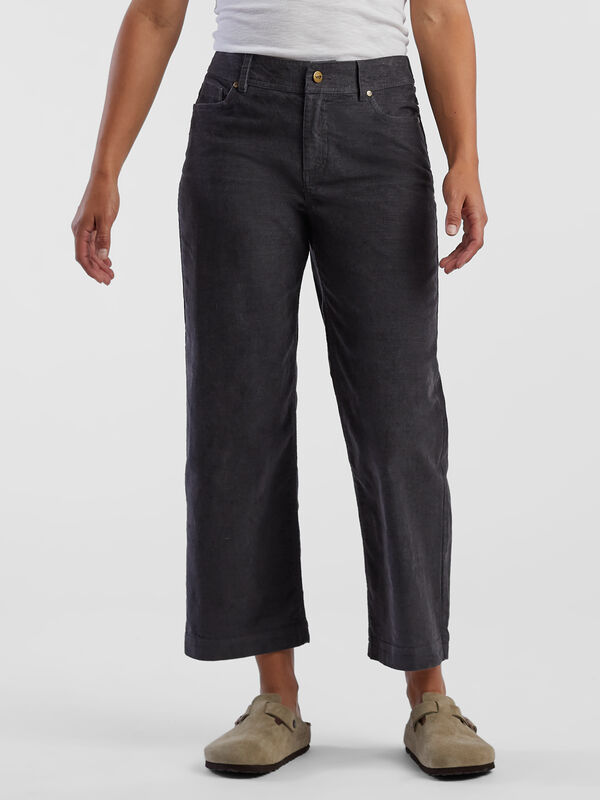 Miraculous Wide Leg Cropped Corduroy Pants, , original