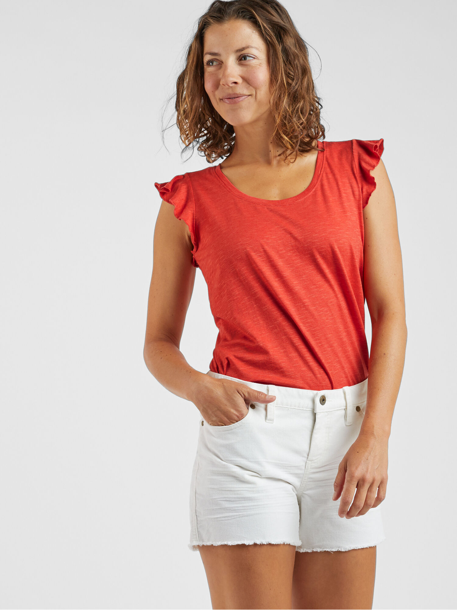 Samba Flutter Sleeve Top, , original