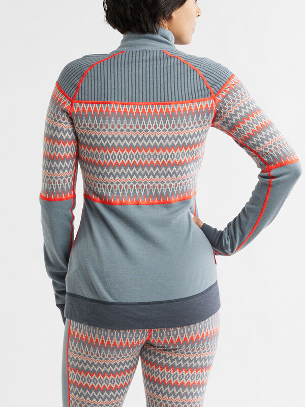 Scandi 1/2 Zip Long Sleeve Top, , original