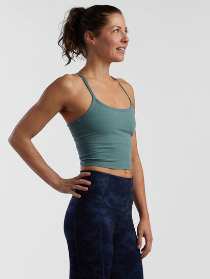 Cropped Cami Bra Top, , original