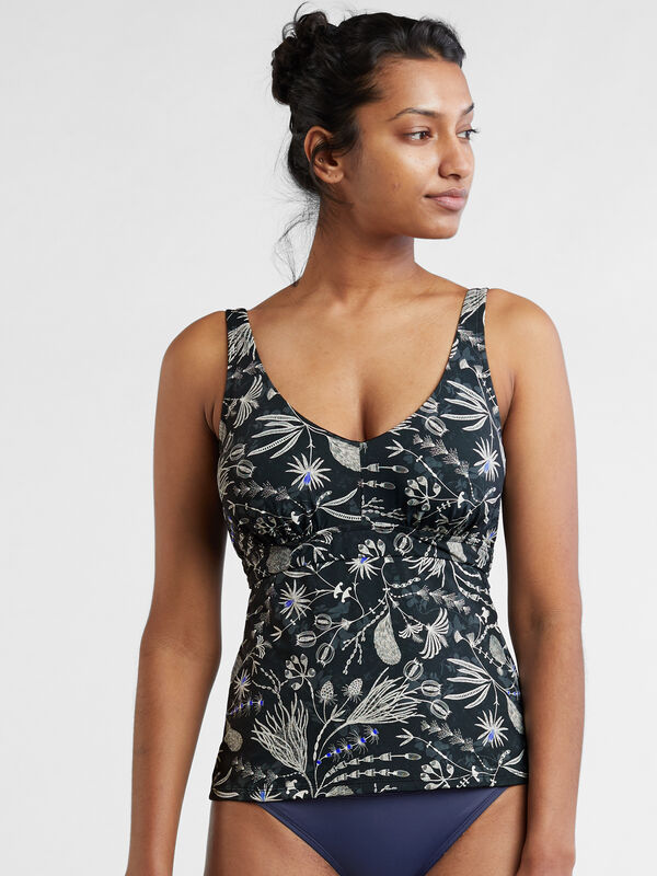 Phenom Hidden Underwire Tankini Top - Papyrus, , original