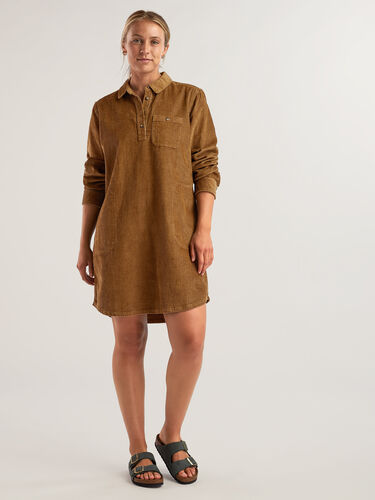 Toad&Co Women's Cascadia Popover Long Sleeve Dress