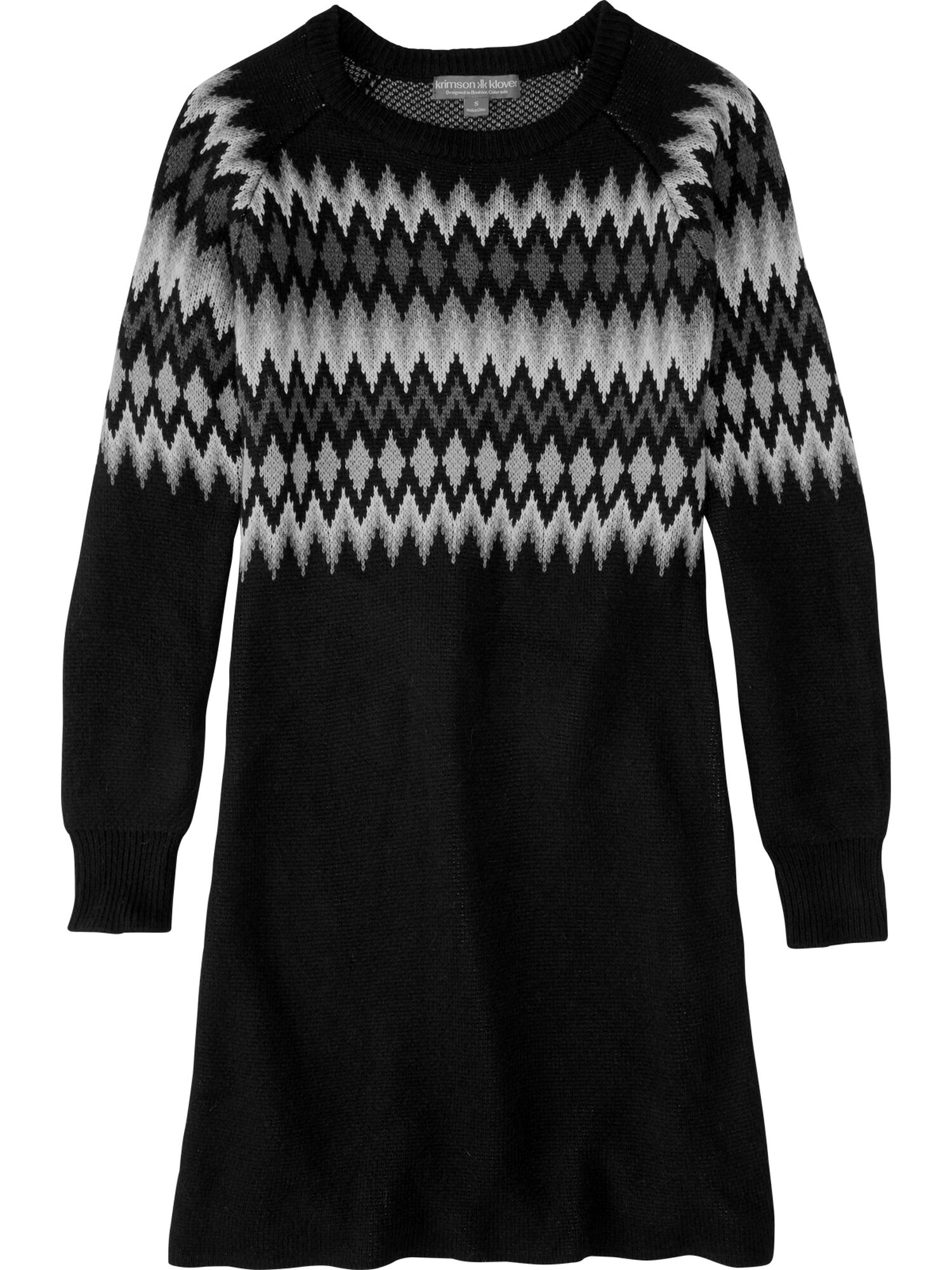 Krimson Klover Sweater Dress: Zigzag Mountain | Title Nine