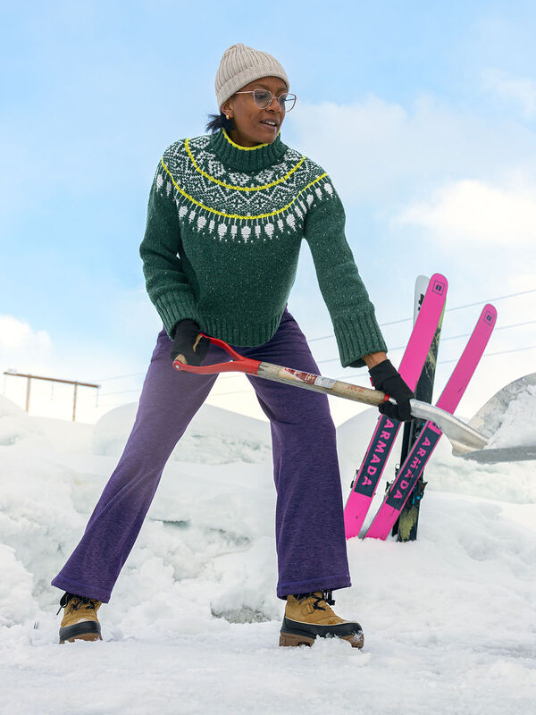 Women's Fairisle Merino Turtleneck Sweater