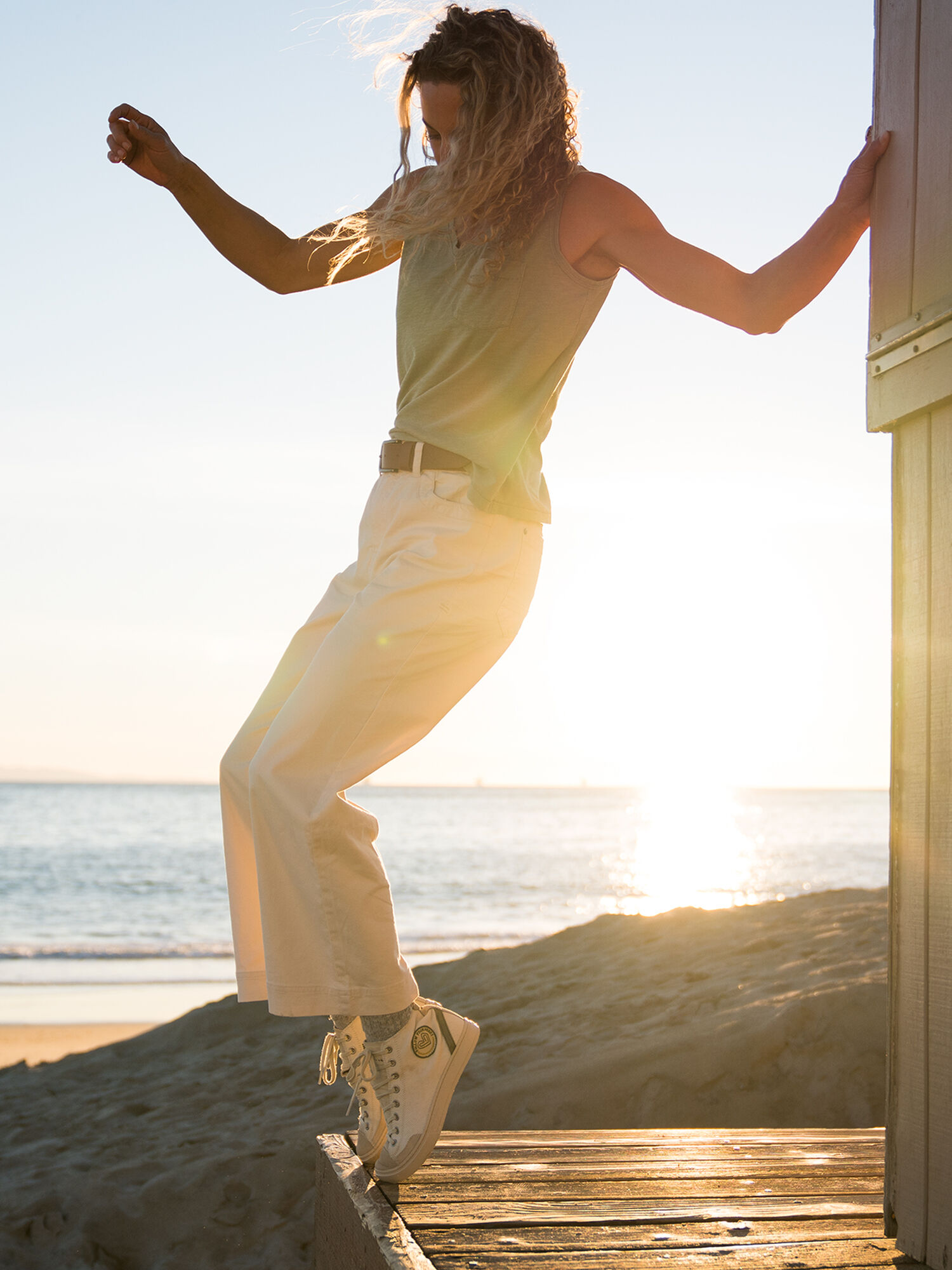 Heirloom Hi Top Sneaker, , model