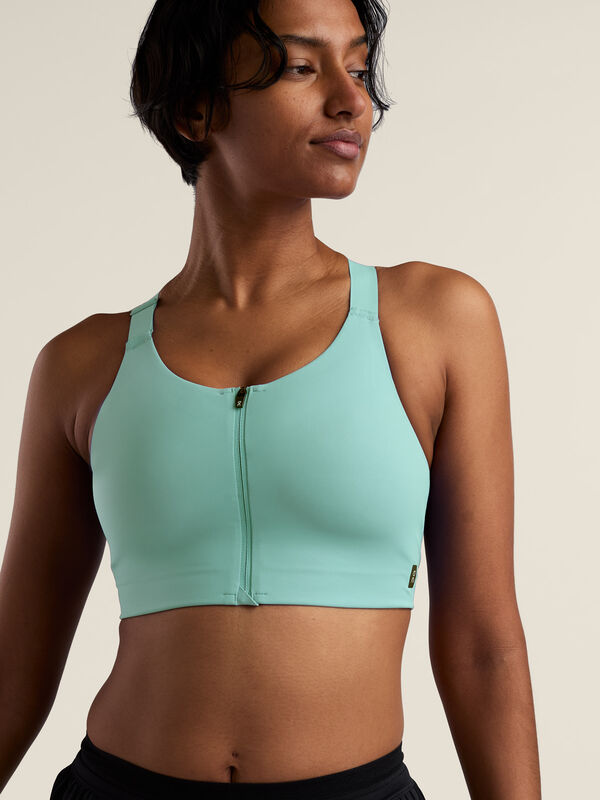 On Running Endurance Front Zip Bra High Impact Bra