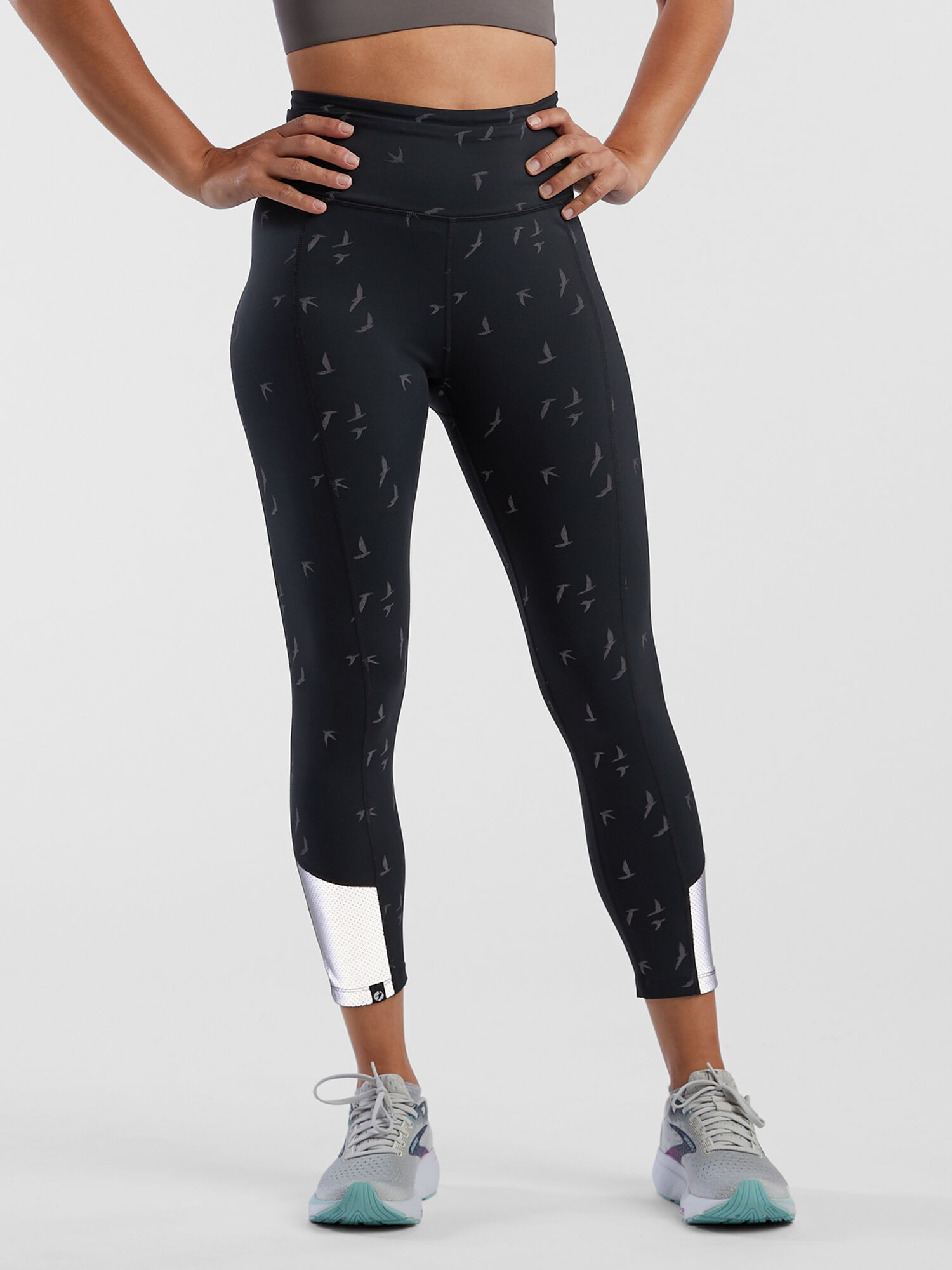 KC 3/4 Reflective Running Tights, , original