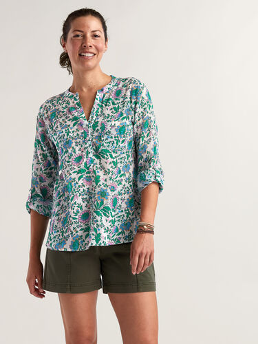 Moorea Gauze Long Sleeve Top