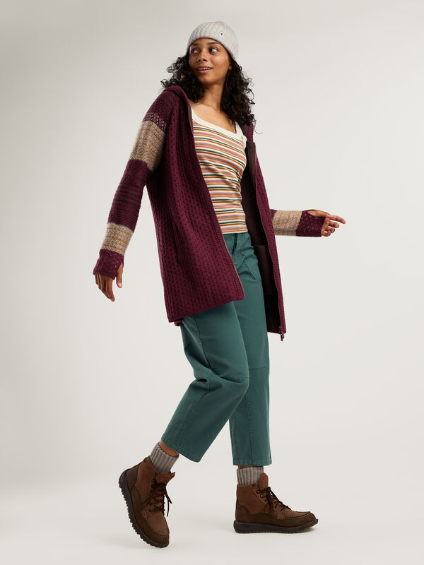 Full-Zip Cardigan Sweater: Mover Maker