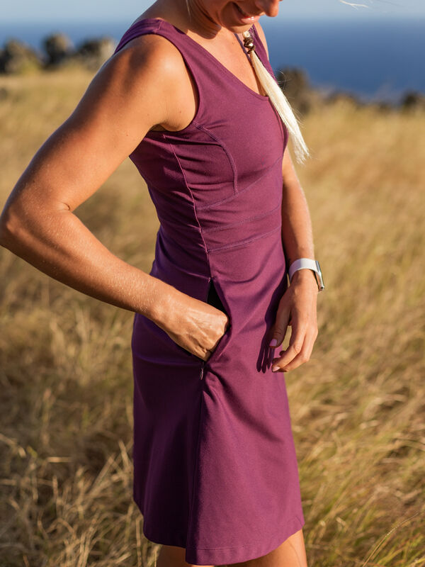 Dream V Neck Dress - Solid, , original