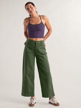 Toad&Co Women's Linden Wide Leg Canvas Pants