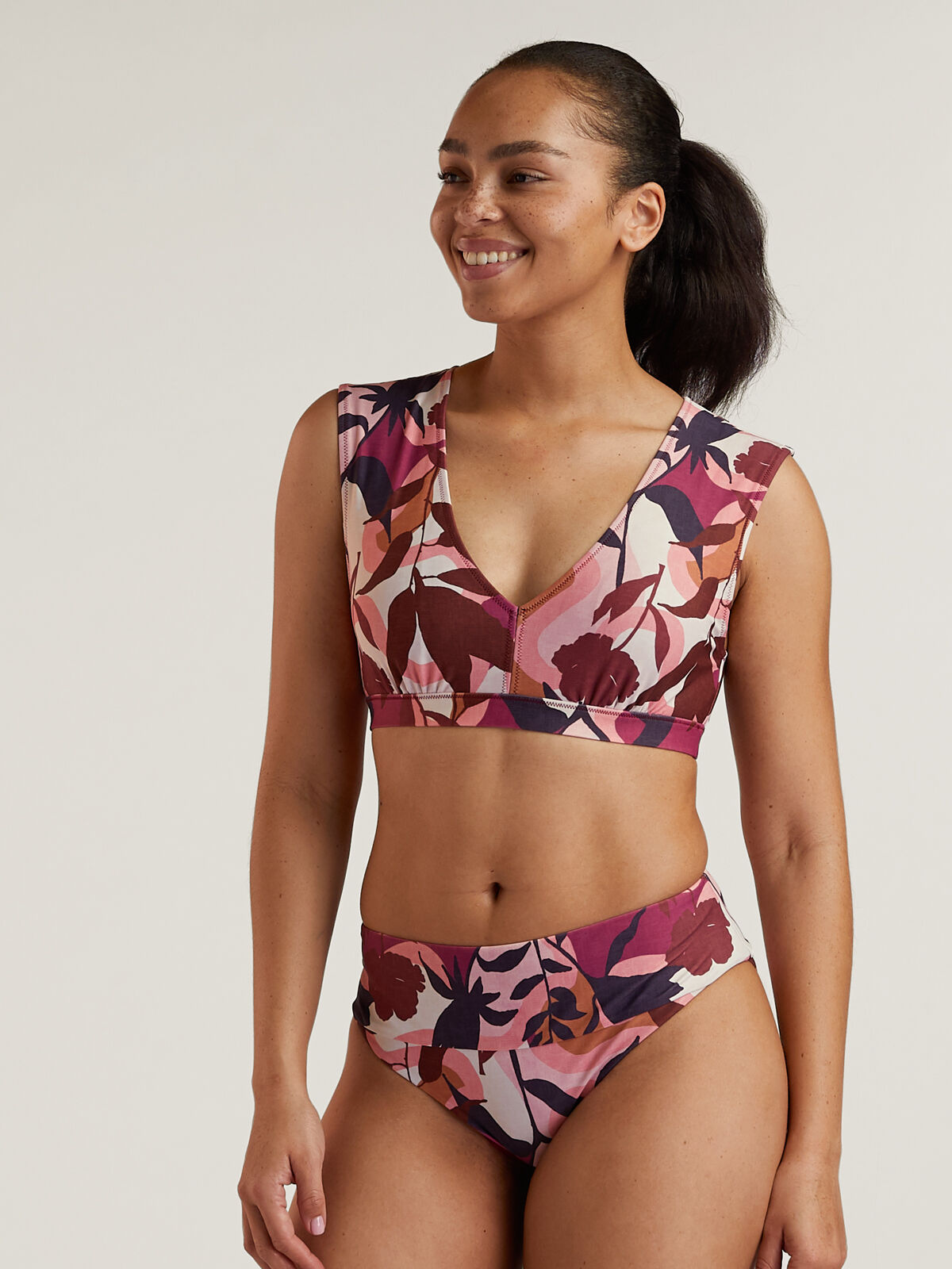 Back Coverage Bikini Top: Whitecap - Laurel Canyon | Title Nine