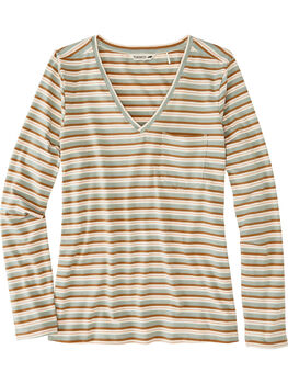 Aviatrix Long Sleeve V Neck Tee