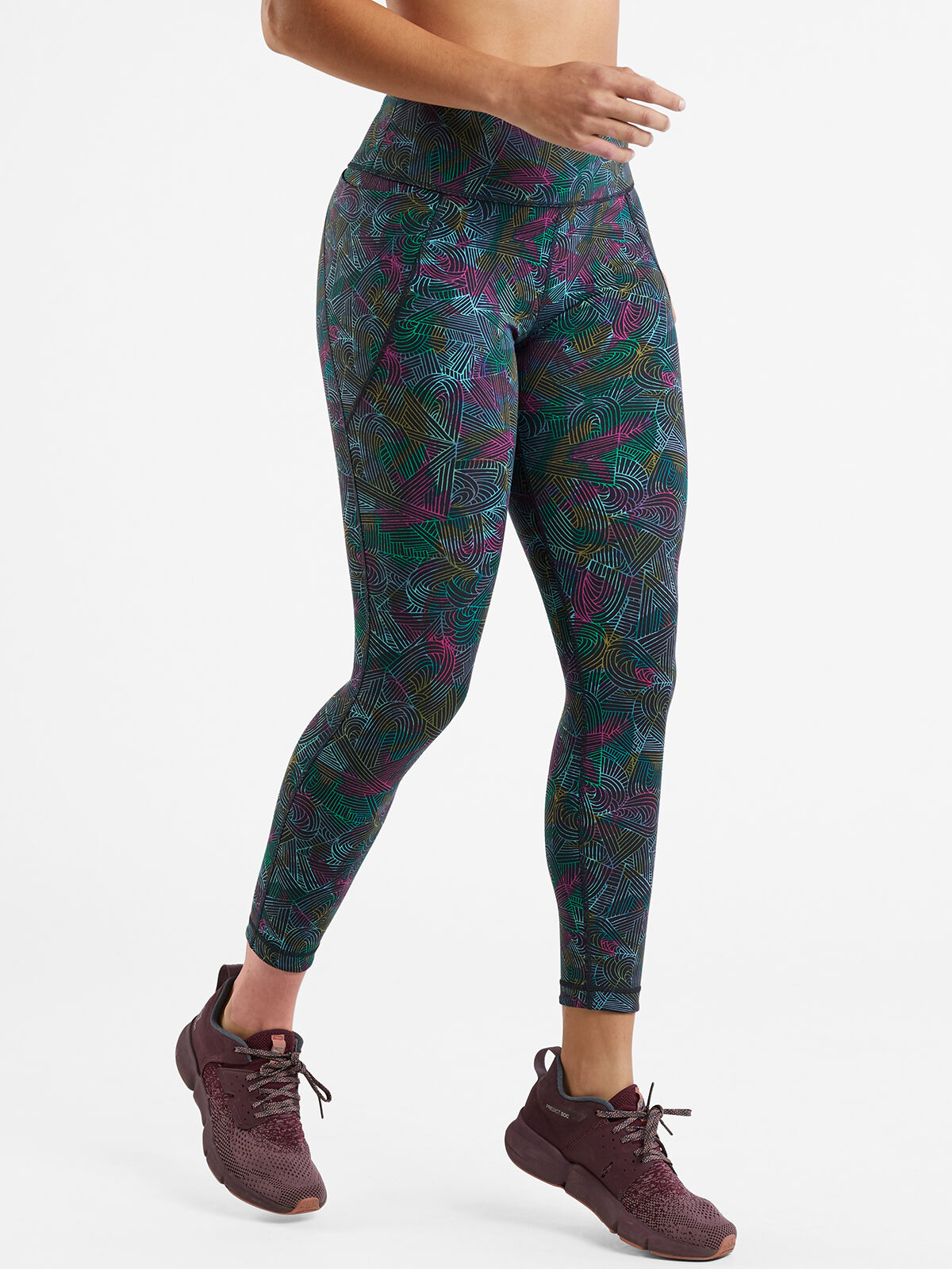 Rainbow running leggings outlet