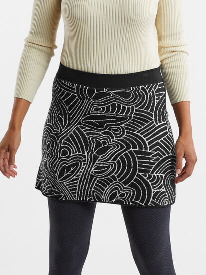 Super Power Skirt - Woodcut Botanical