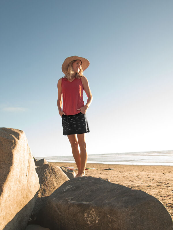 Fastest Known Time Skirt - Sandpiper, , model