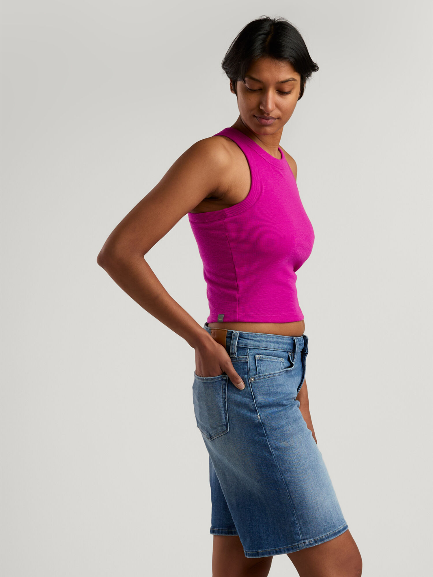 Headlands Ribbed Bra Top - D/DD, , original