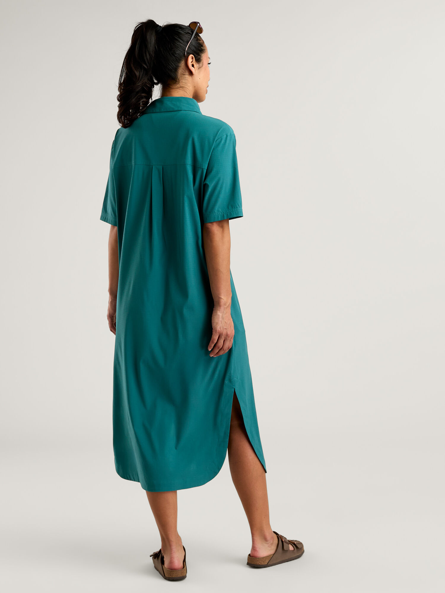 Sola Button Down Shirt Dress, , original