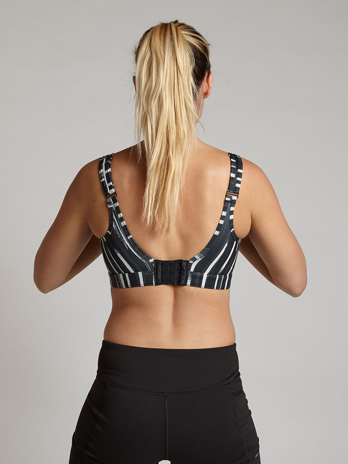 solid tech athena sports bra by moving comfort for title nine
