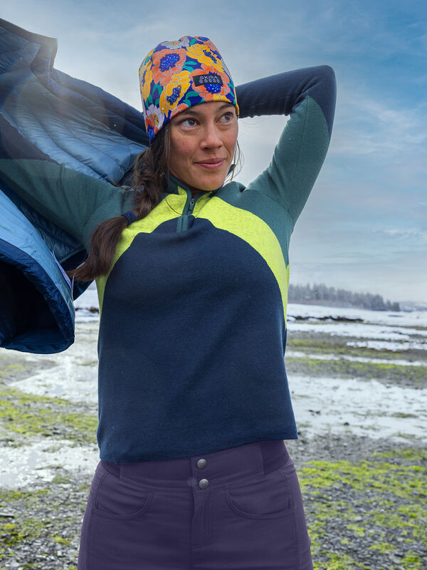 Women's Quarter Zip Sweater: Super Power