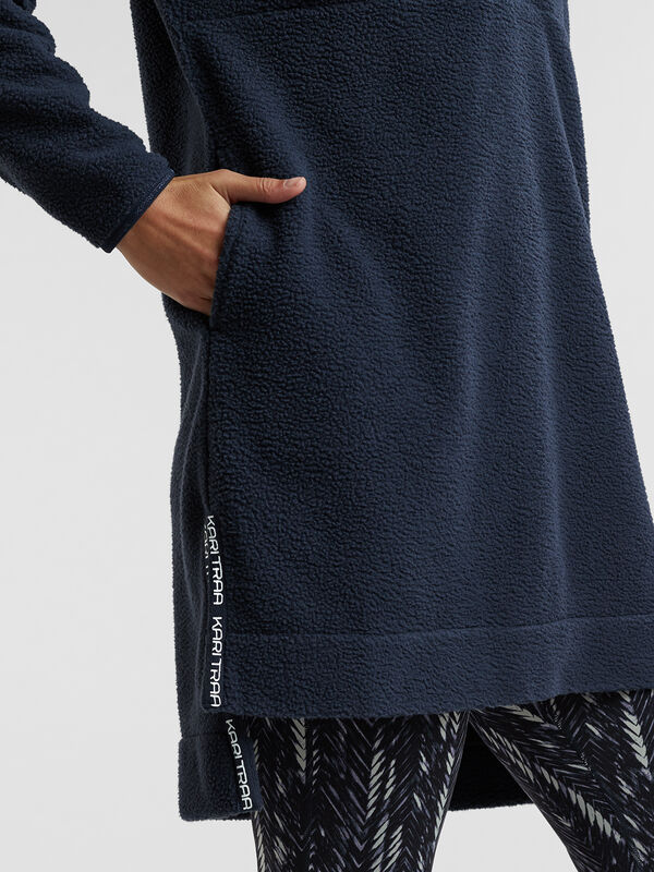 Locker Roomie Hooded Fleece Dress, , original