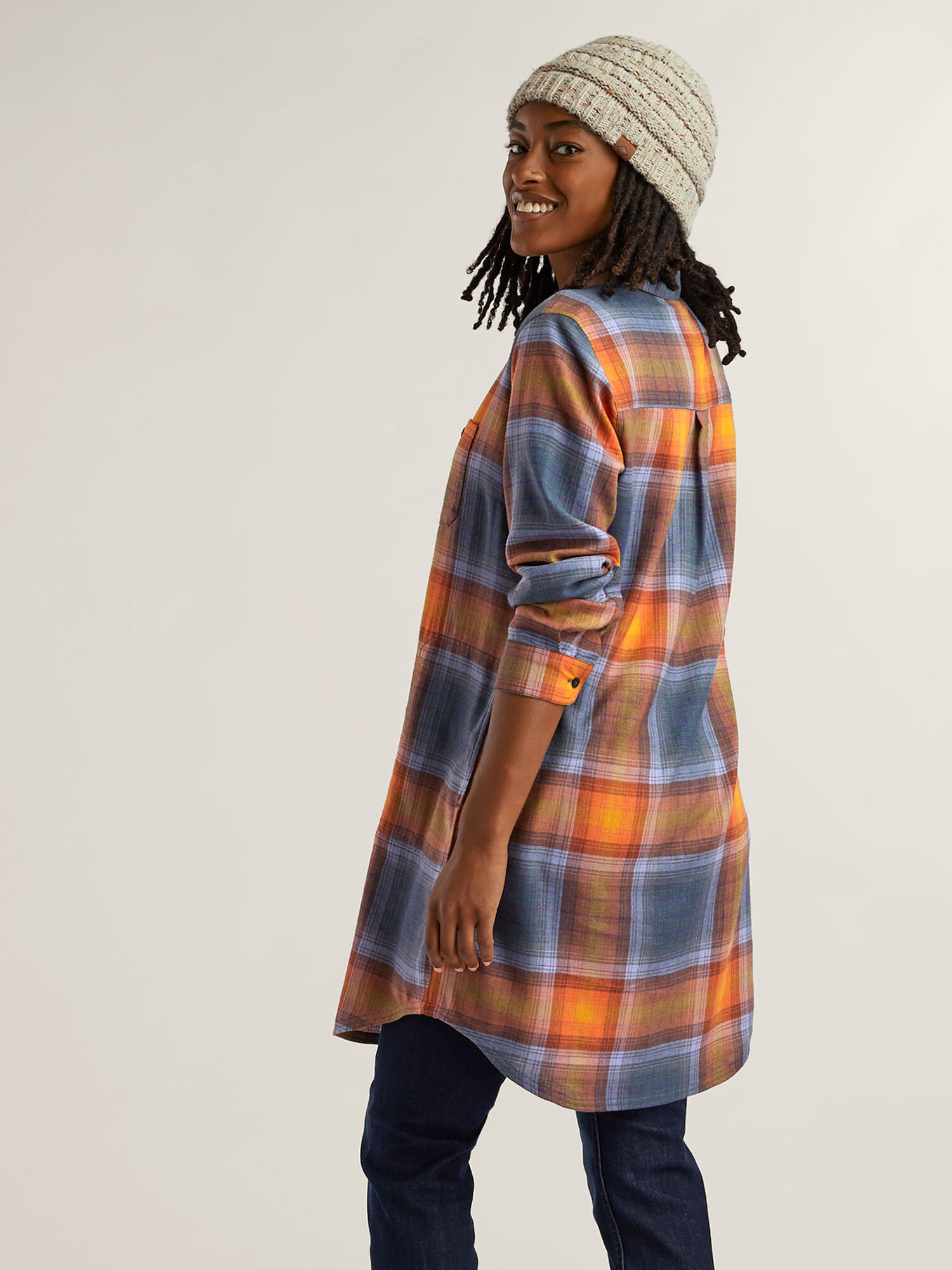 Plaiditude Long Sleeve Dress, , original
