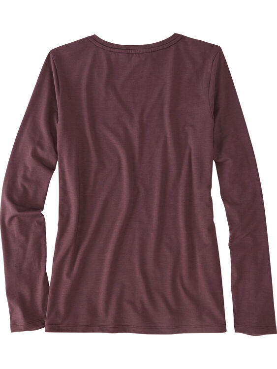 Aviatrix Long Sleeve V Neck Tee, , original