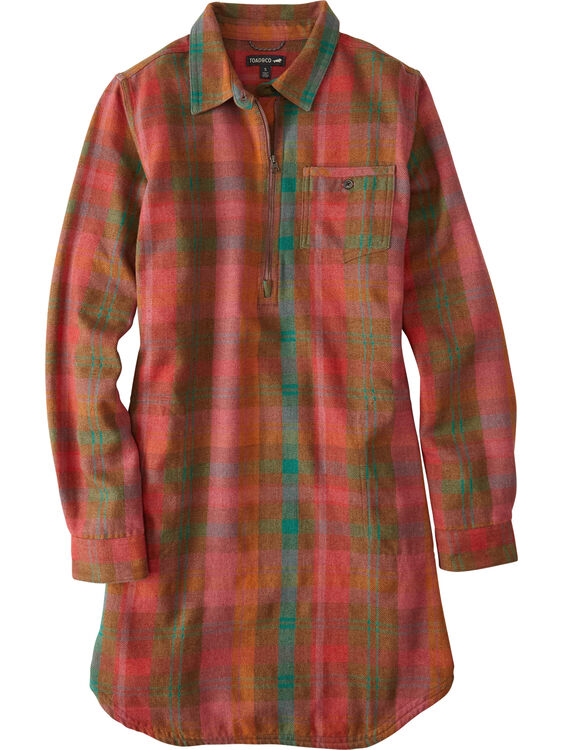 Plaiditude Heavyweight Flannel Shirtdress, , original
