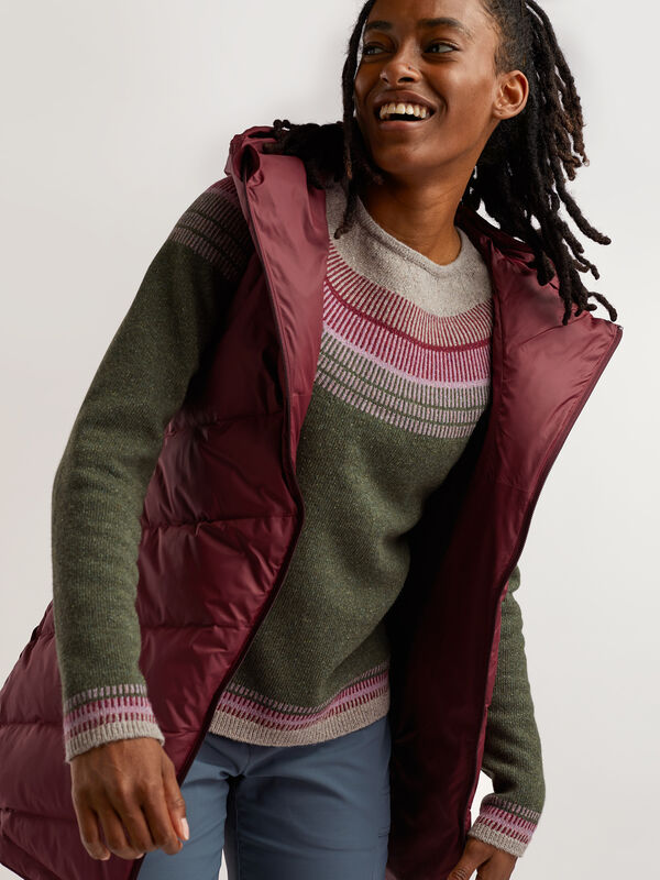 Women's Wool Ski Sweater: Por Vida